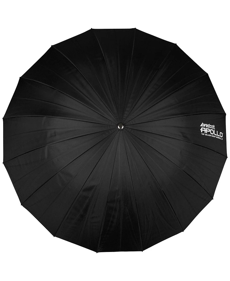 Westcott 43" Deep Umbrella with Silver Interior