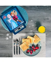 Uncanny Brands Disney Frozen Elsa, Anna, and Olaf Deluxe Waffler - Your Favorite Frozen Characters on Your Waffles