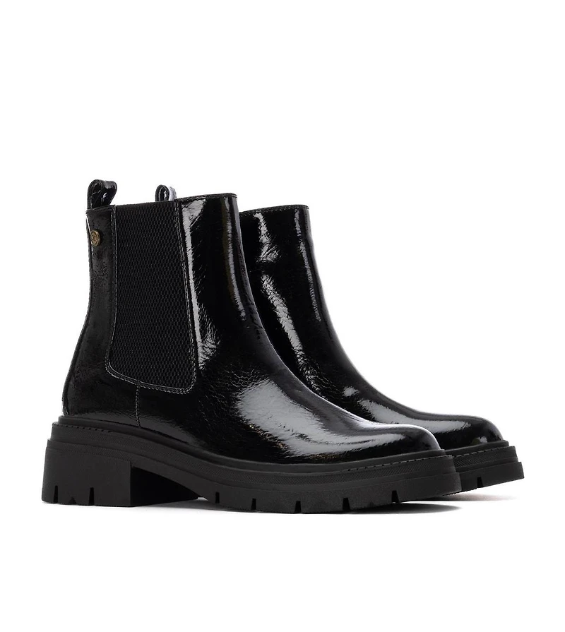 Xti Women's Patent Leather Chelsea Booties By