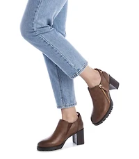 Women's Zipper Block Heel Pumps By Xti