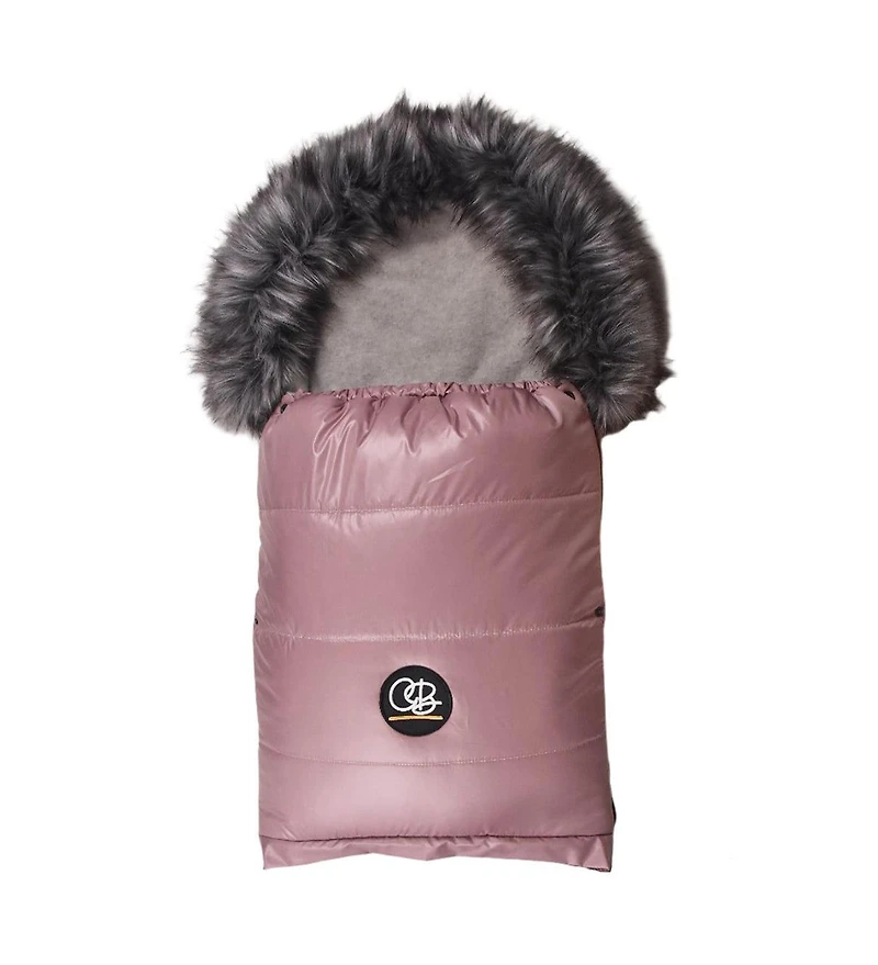 Cover Baby Baby Cover 0-3 Years Organic Premium Gray Wool Adjustable Footmuff in Pastel