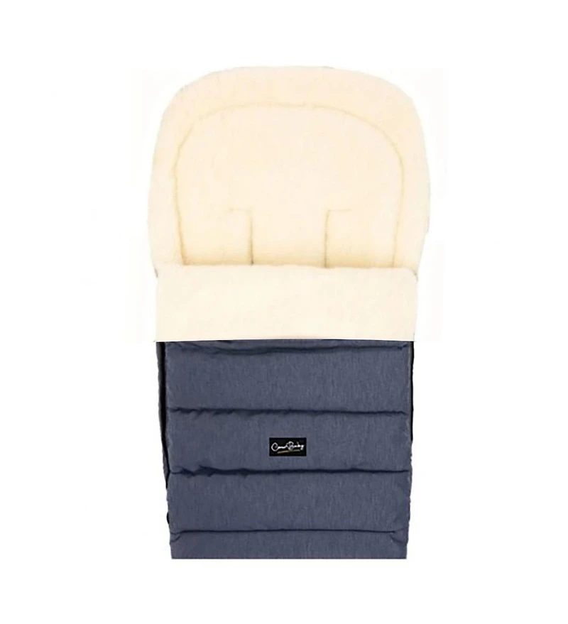 Cover Baby Baby Cover 0-3 Years Arctic Organic Wool Adjustable Footmuff in Navy