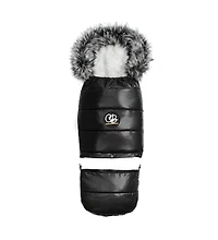 Cover Baby Baby Cover 0-3 Years Organic Premium Gray Wool Adjustable Footmuff in Pastel