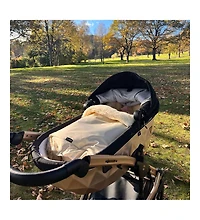 Cover Baby Baby Cover 0-3 Years Scandinavian Organic Wool Adjustable Footmuff in Light Beige