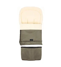 Cover Baby Baby Cover 0-3 Years Scandinavian Organic Wool Adjustable Footmuff in Olive