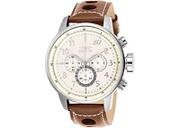 Invicta Men's 25724 S1 Rally Quartz Chronograph Ivory Dial Watch