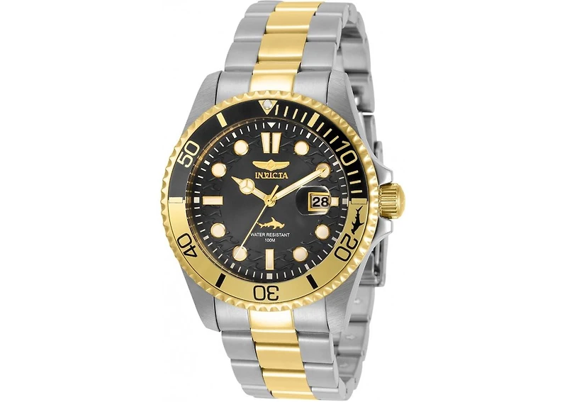 Invicta Men's 30944 Pro Diver Quartz 3 Hand Black Dial Watch