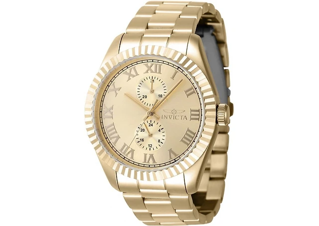 Shop Invicta Men's Specialty Quartz Multifunction Gold Dial Watch