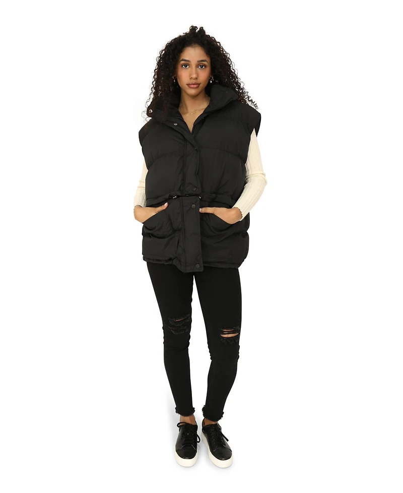 Belle & Bloom Women's Landslide Zip-Off Puffer Vest