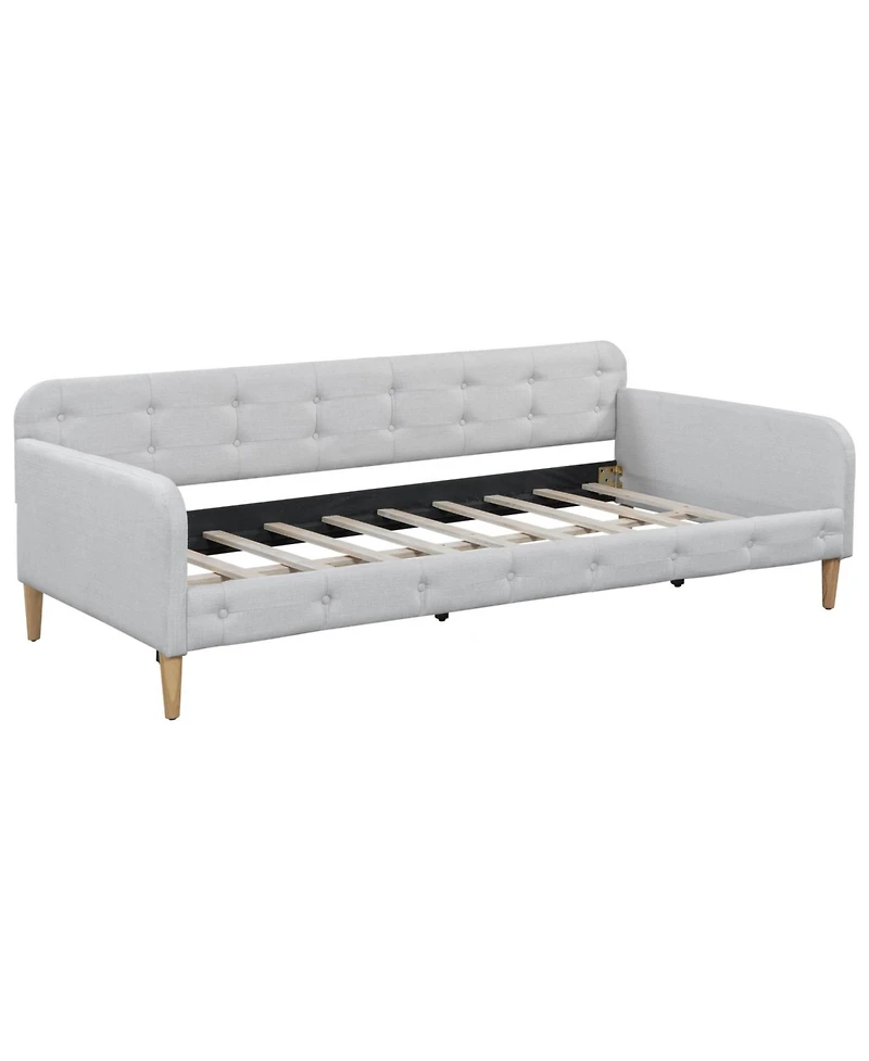 Streamdale Furniture Twin Upholstered Daybed with 4 Support Legs