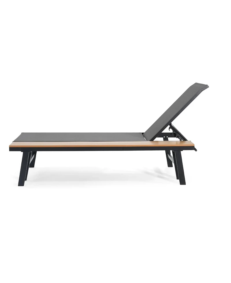 Streamdale Furniture Chaise Lounge Set with Adjustable Mesh Seating