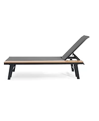 Streamdale Furniture Chaise Lounge Set with Adjustable Mesh Seating