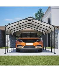 Streamdale Furniture 12x20 Metal Carport - Heavy Duty Car Shelter