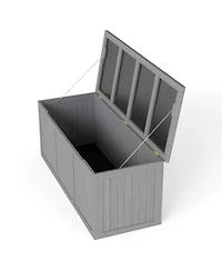 Streamdale 112 Gallon Wooden Deck Box - Outdoor Storage