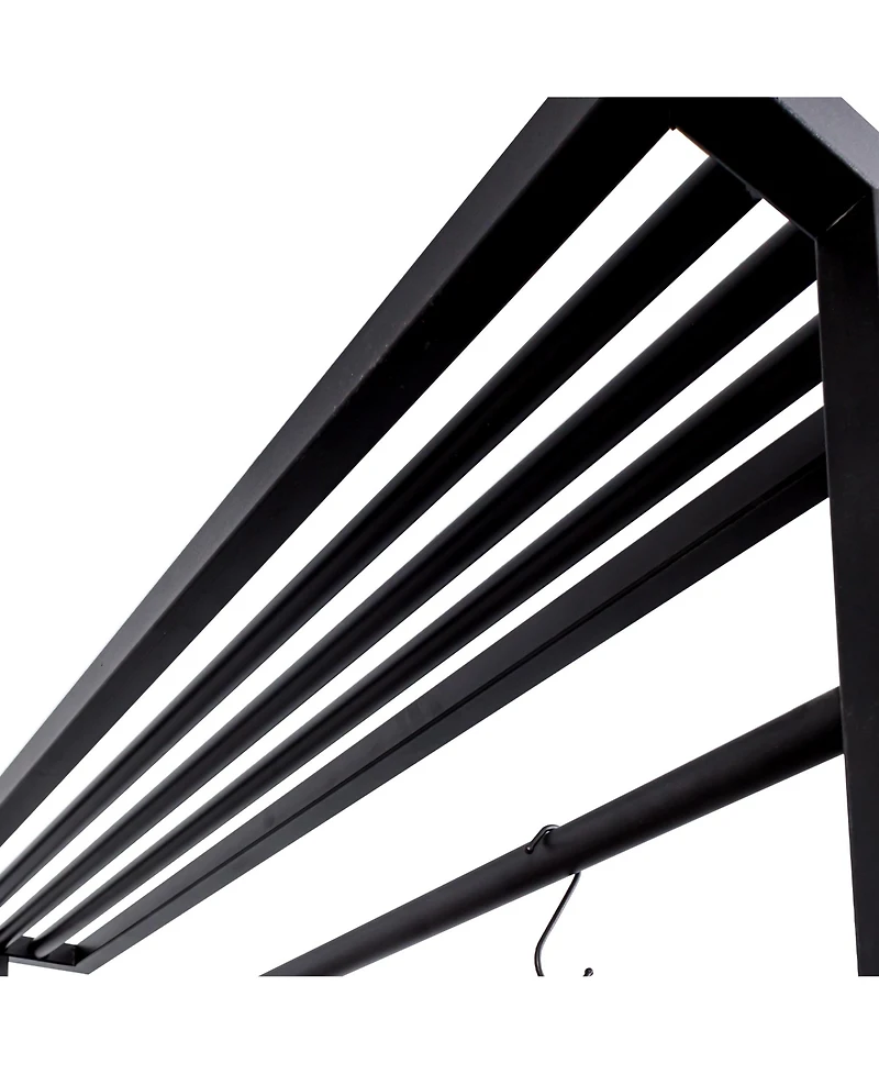 Streamdale Furniture Kitchen Island Baker's Rack Microwave Stand with Storage & 3 Hooks