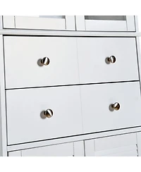Streamdale Furniture Streamdale 67" Tall Kitchen Pantry Cabinet - White