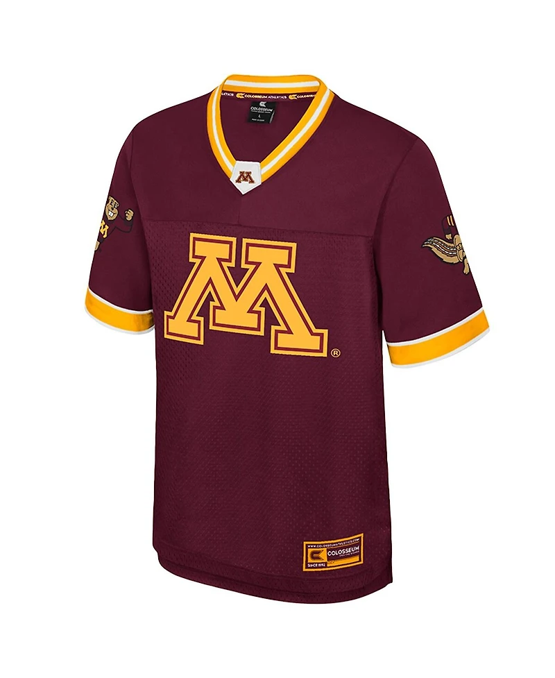 Colosseum Men's Maroon Minnesota Golden Gophers Nothing But The Hits Football Jersey