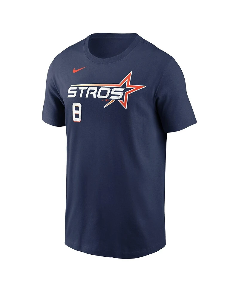 Nike Men's Christian Walker Navy Houston Astros 2025 City Connect Fuse Name Number T-Shirt