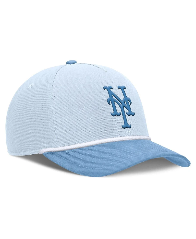 Nike Men's Light Blue New York Mets Rise Dri-Fit Adjustable Hat