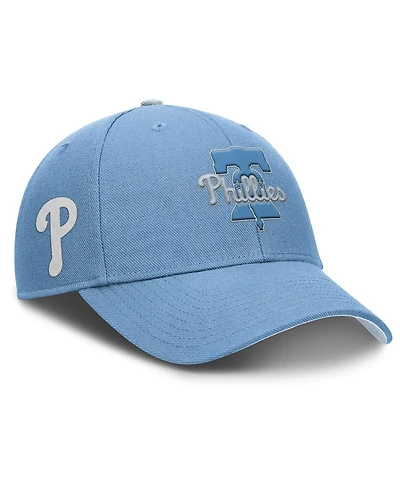 Nike Men's Light Blue Philadelphia Phillies Rise Dri-Fit Adjustable Hat