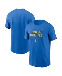 Jordan Men's Blue Ucla Bruins 2025 Courtside Basketball Performance T-Shirt
