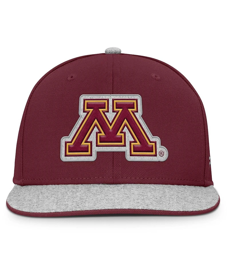 Fanatics Men's Maroon Minnesota Golden Gophers Loden Snapback Hat