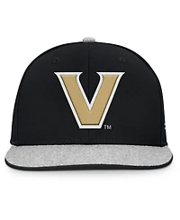Fanatics Men's Black Vanderbilt Commodores Loden Snapback Hat