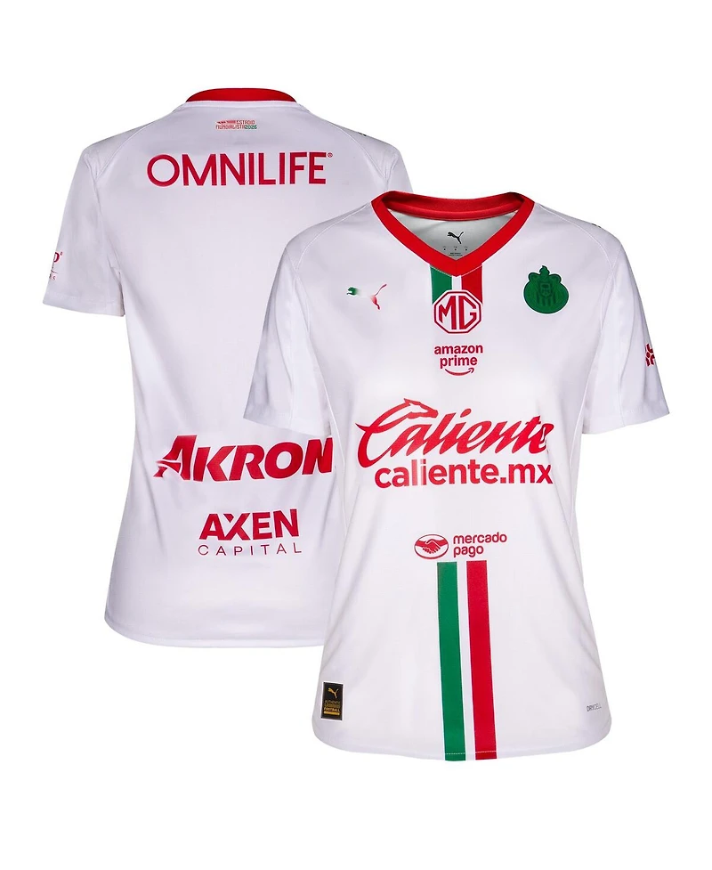 Puma Women's White Chivas 2025/26 Away Replica Jersey