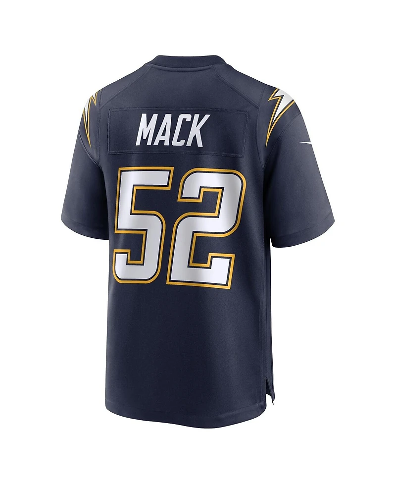 Nike Men's Khalil Mack Navy Los Angeles Chargers Alternate Super Chargers Game Player Jersey