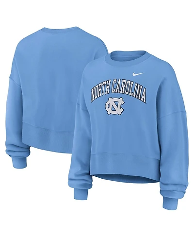 Nike Women's Carolina Blue North Tar Heels Oversized Phoenix Arch Pullover Sweatshirt