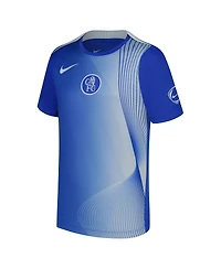 Nike Big Boys and Girls Blue Chelsea 2025/26 Third Academy Pro Pre-Match Dri-Fit Jersey