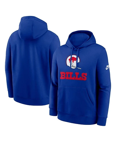 Nike Men's Royal Buffalo Bills Best Season Rewind Club Pullover Hoodie