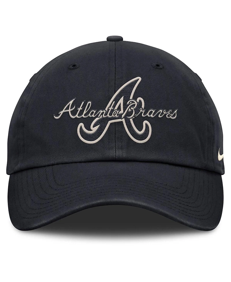 Nike Men's Navy Atlanta Braves Statement Club Adjustable Hat