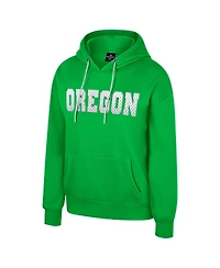 Colosseum Women's Green Oregon Ducks Reflection Rhinestone Drawcord Pullover Hoodie