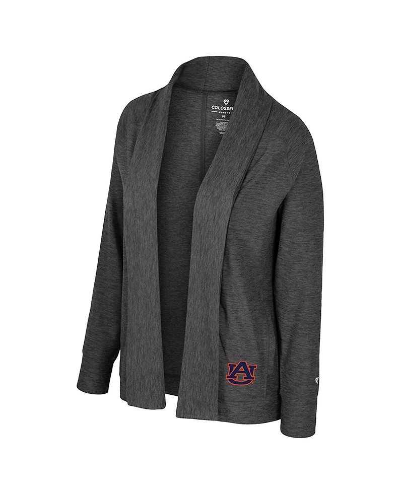 Colosseum Women's Charcoal Auburn Tigers Dash Cardigan