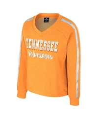 Colosseum Women's Tennessee Orange Volunteers Treasures Long Sleeve V-Neck T-Shirt