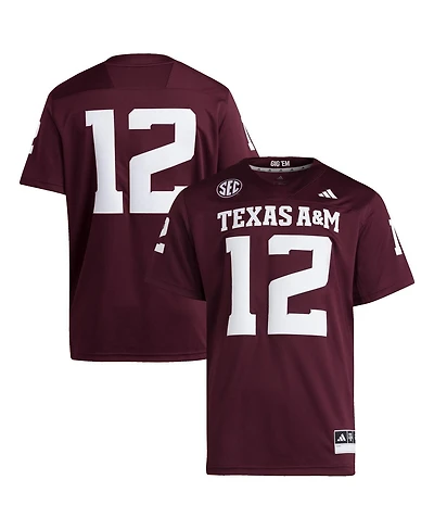 Adidas Men's 12 Maroon Texas A M Aggies Premier Jersey
