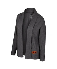 Colosseum Women's Charcoal Oklahoma State Cowboys Dash Cardigan
