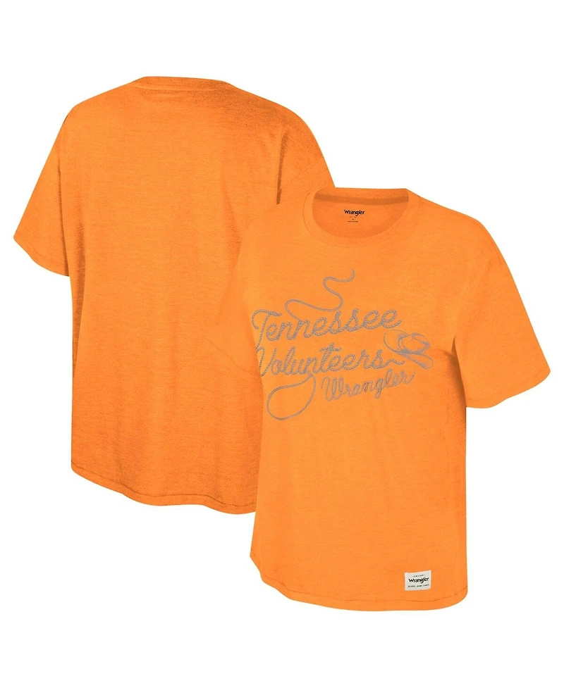 Colosseum x Wrangler Women's Tennessee Orange Volunteers Lasso Oversized T-Shirt