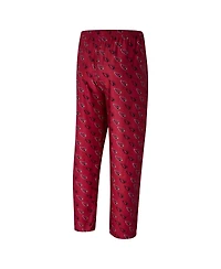 Concepts Sport Men's Cardinal Arizona Cardinals Record Allover Print Knit Pants