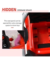 Aosom 3 in 1 Push Car, Sliding Car with Horn Music Light,