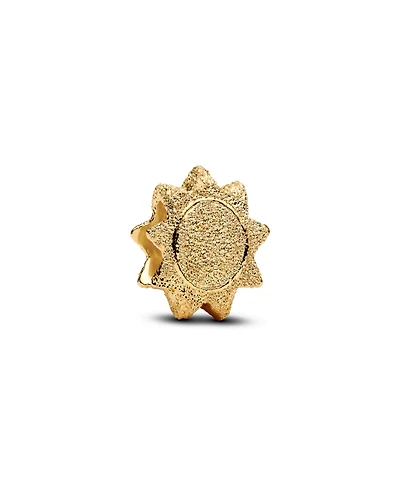Pandora Gold Textured Sun Mini Charms