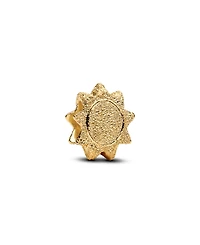 Pandora Gold Textured Sun Mini Charms