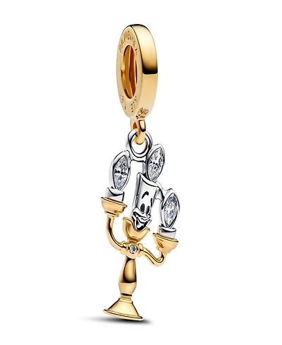 Pandora Two Tone Disney Beauty and the Beast Lumiere Dangle Charms