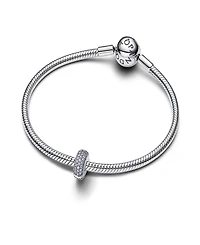 Pandora Cubic Zirconia Pave Clip Charms