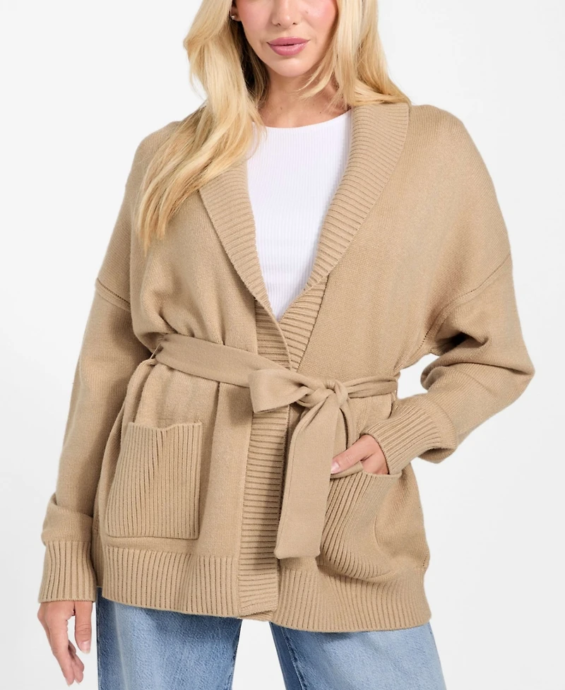 Guess Women's Long Sleeves Cardigan Sweater