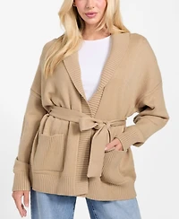 Guess Women's Long Sleeves Cardigan Sweater