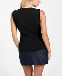 Guess Women's Sleeveless Buttoned Vest