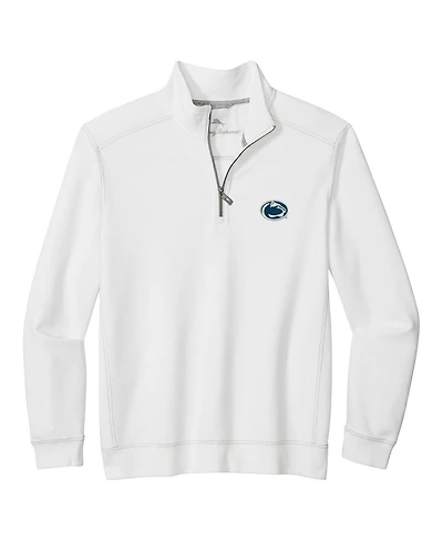 Tommy Bahama Men's White Penn State Nittany Lions Montego Bay Half-Zip Jacket