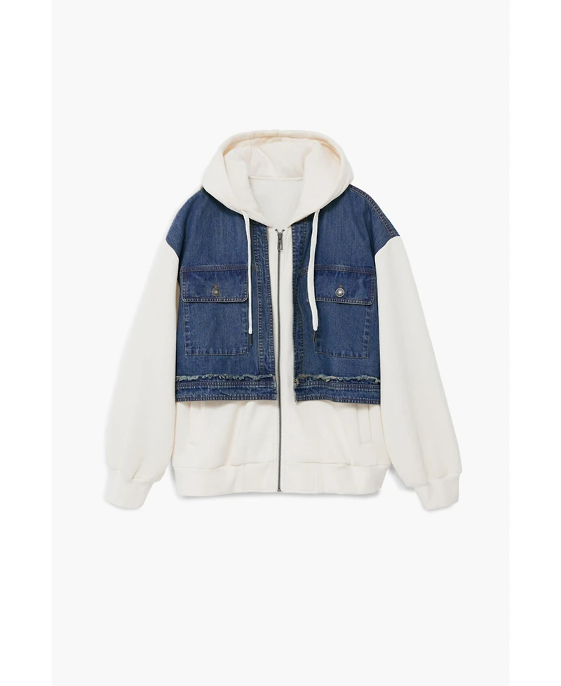 Desigual Women's Denim combined sweatshirt